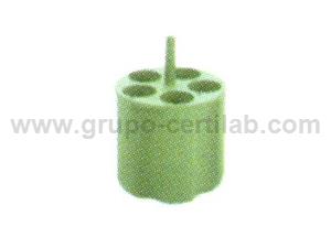 ADAPTADOR PARA 5x50 ml TUBOS CÓNICOS/FALCON VERDE CLARO